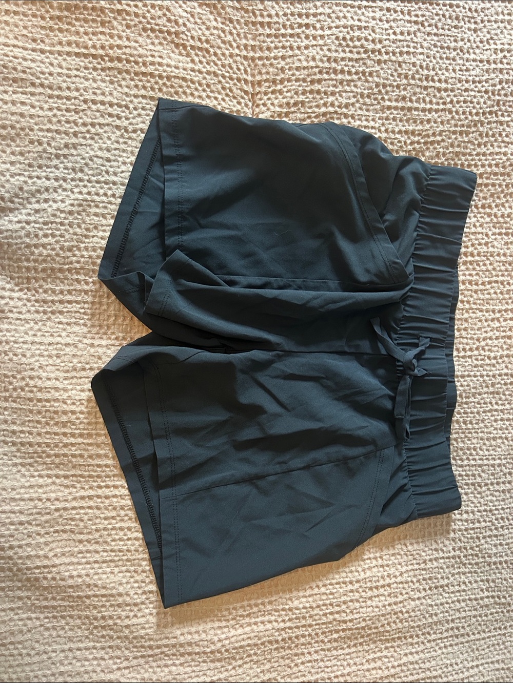 all in motion Black Women's Athletic Shorts with Elastic Waist and Drawstring
